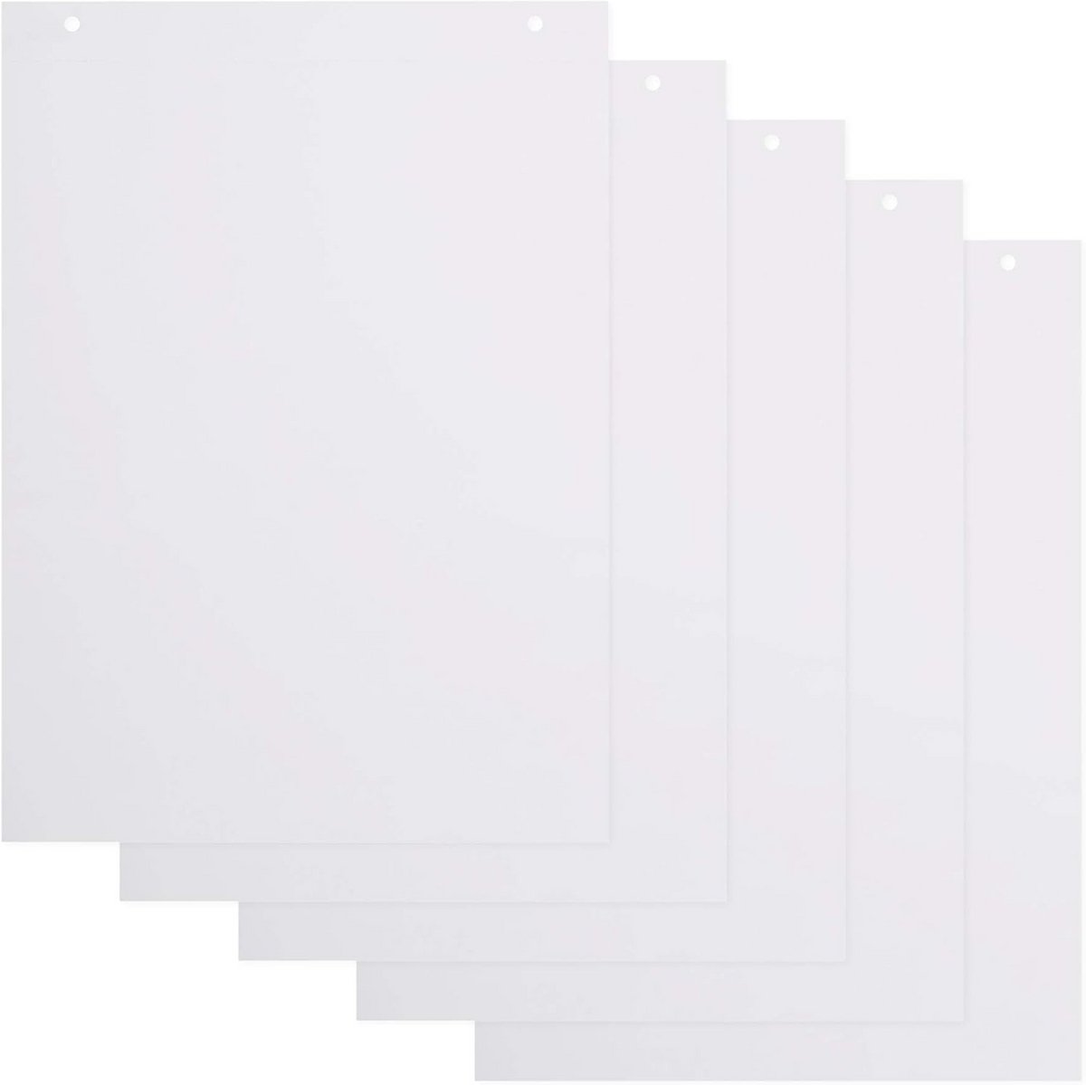 Flipoverpapier A1 60 gr/m2 - 20 Vellen per Blok - Pak van 5 Blokken