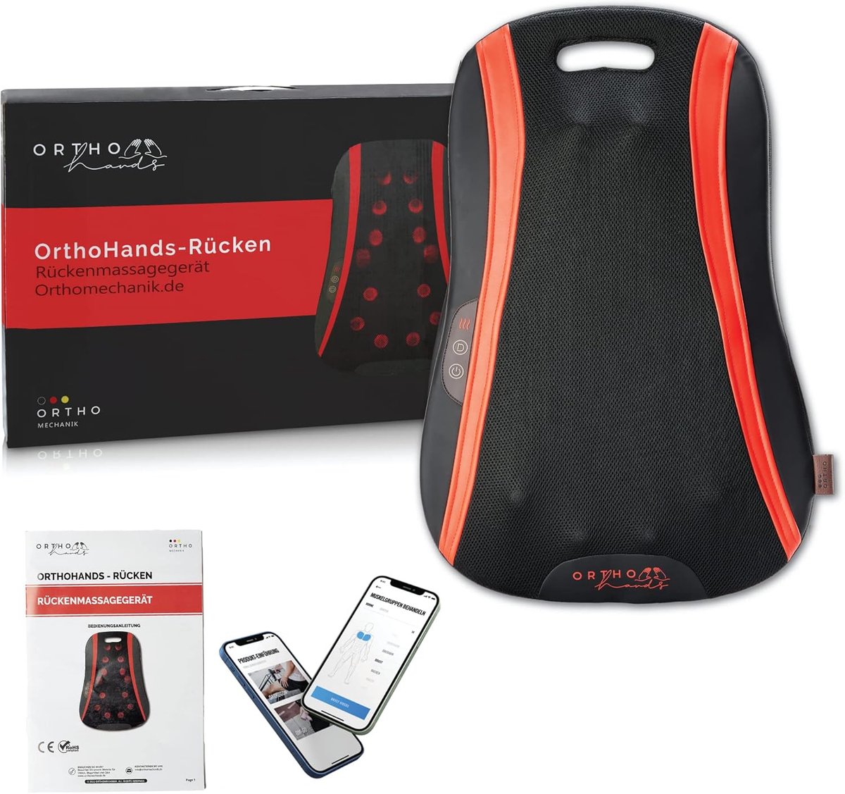3D Rugmassageapparaat met Infrarood Functie voor Ontspanning