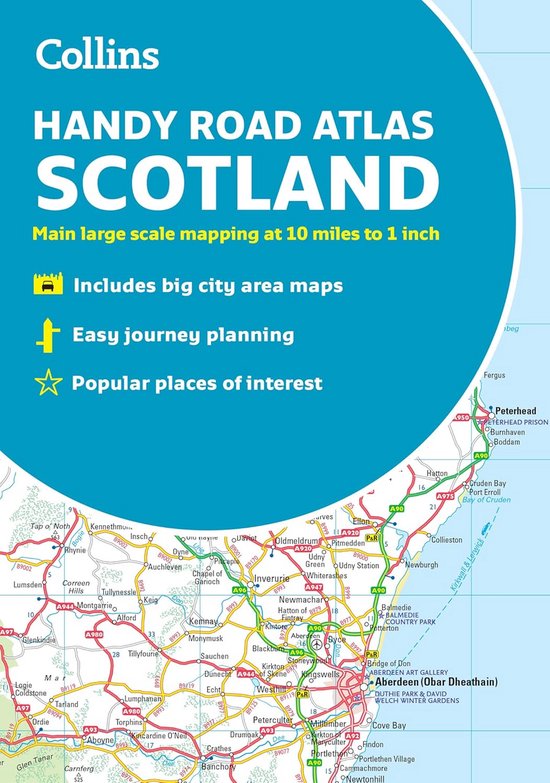 Wegenatlas Schotland A5 - Routeplanner en Stadsplattegronden - cover