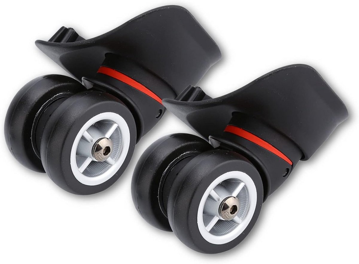 2 Stuks Universele PVC Reservewielen voor Bagage en Koffers