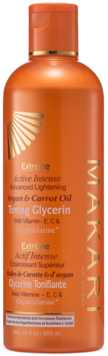 Makari Argan & Carrot Toning Glycerin - Herstelt natuurlijke glans van de huid