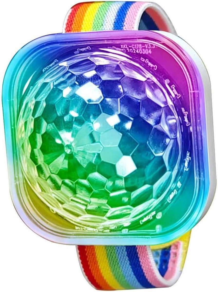 Geluidsgevoelige LED Discolamp Armband met Lichteffecten
