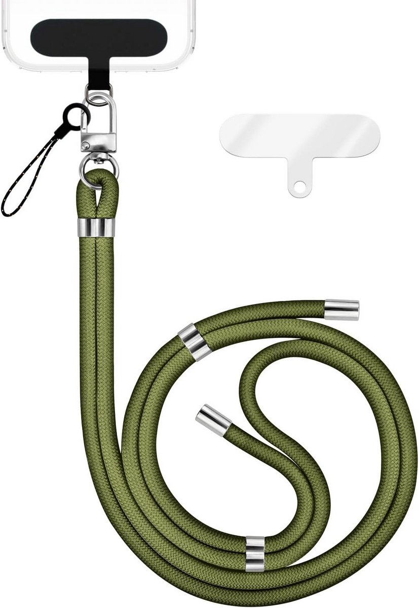 Universeel Telefoonkoord met Verstelbare Lanyard en Smartphone Patches