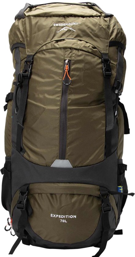 Aikelai Grote reisrugzak voor heren, 60 liter, 80 liter, uitbreidbare handbagage, rugzak, waterdichte 17 inch laptoptas, werk, laptop, zakelijk, reizen, backpacker, rugzak, volwassenen., 80L