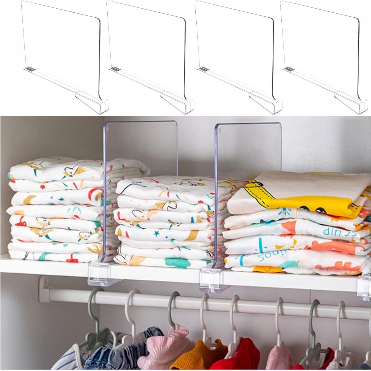 Acryl Shelf Dividers - Multifunctionele Organiser - 30 x 20 cm