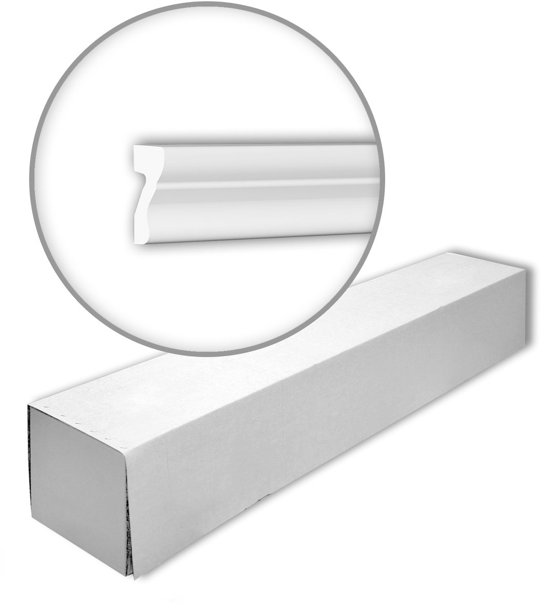 Profhome 151346 1 doos 30 stukken Wandlijst 60 m