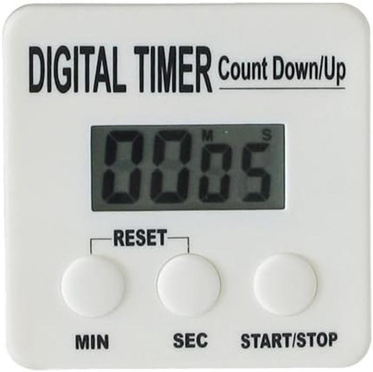 2x Digitale Kookwekker Countdown Teller met LCD Display - Voor Keuken & Werkplaats