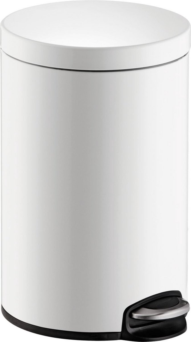 Pedaalemmer 12 Liter Wit Met Stille Sluiting