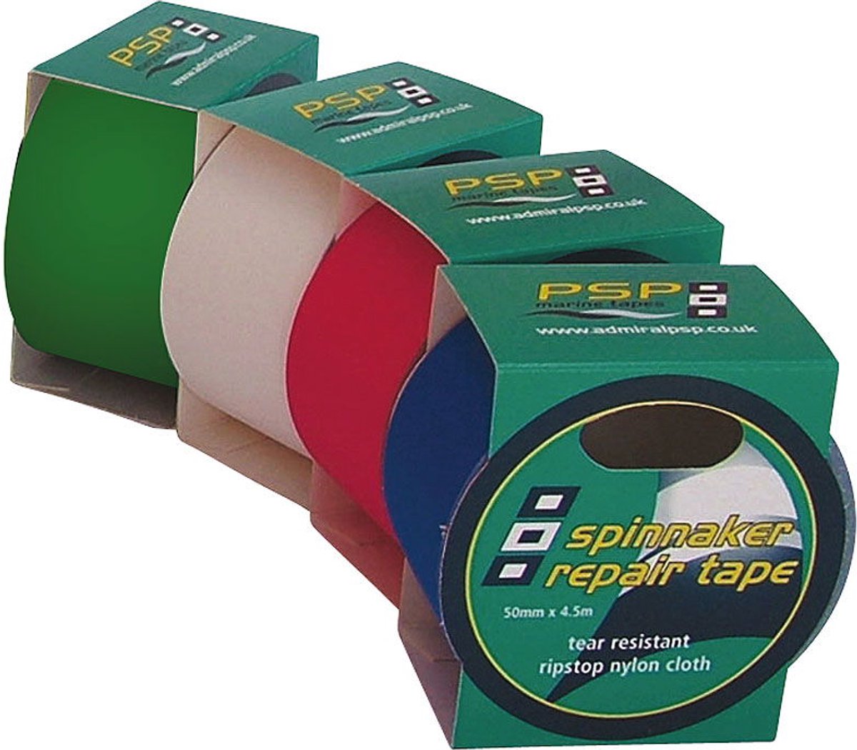 PSP witte Spinnaker Repair Tape 50mm x 4,5m