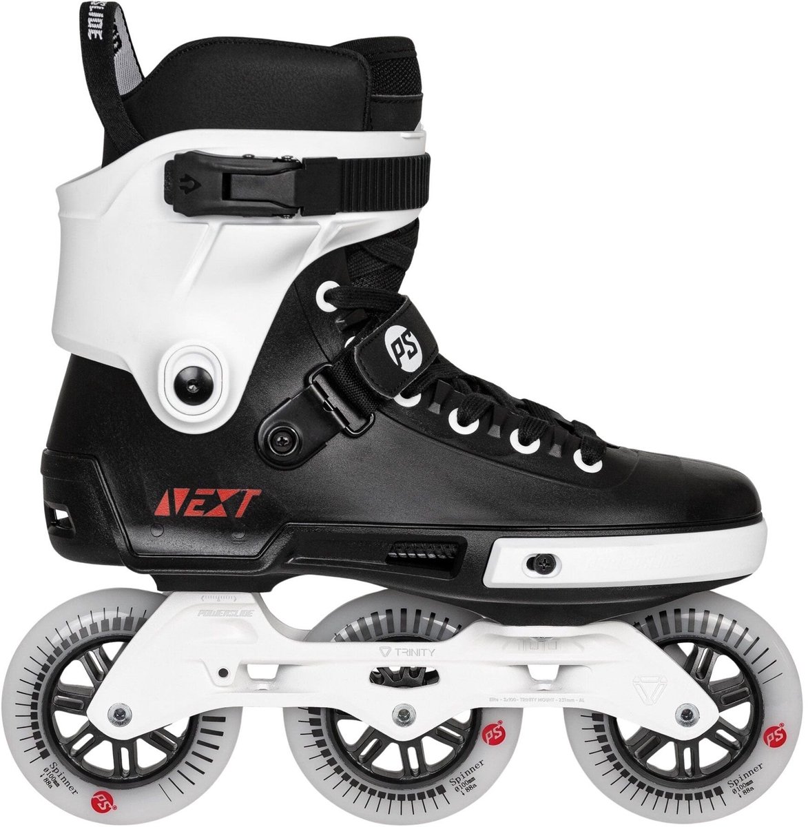 Powerslide Next Core Black 100 Skates Senior