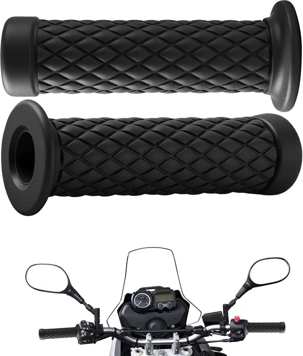 Universele Antislip Motorfiets Stuurgrepen Rubber voor 7/8 inch Stuur