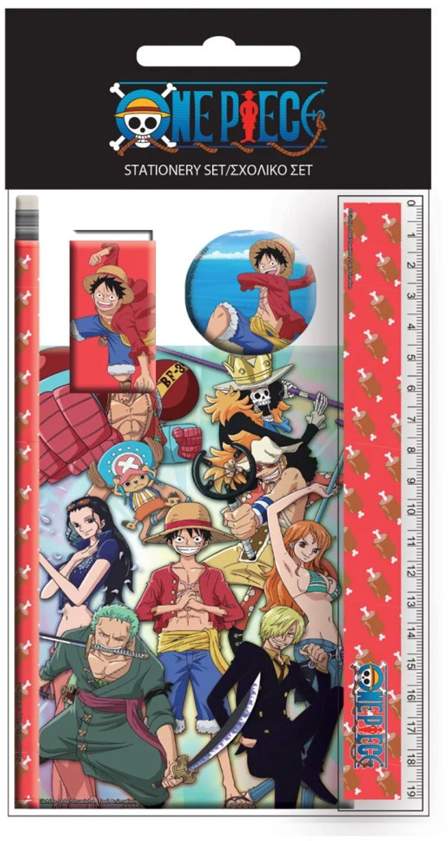 One Piece Crew schrijfwarenset 5 stuks