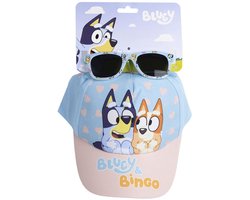 Bluey Bingo zonnebrillen en honkbalpet set