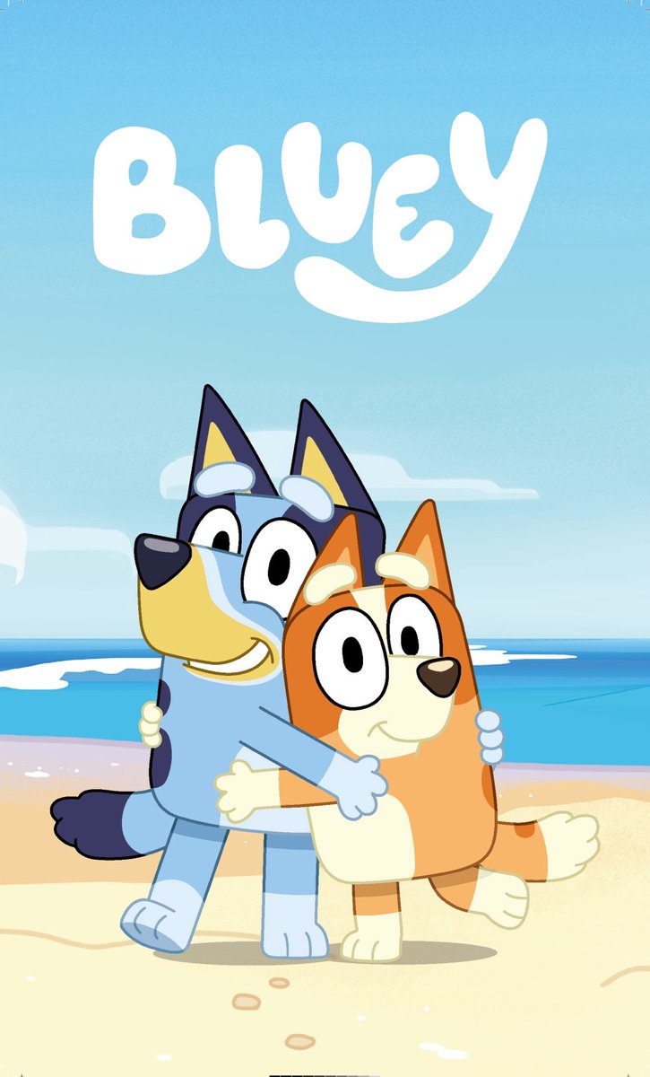 Bluey Handdoek - 30x50 cm - Gastendoek - Cozy - Voor kinderen - Voor jongens en meisjes