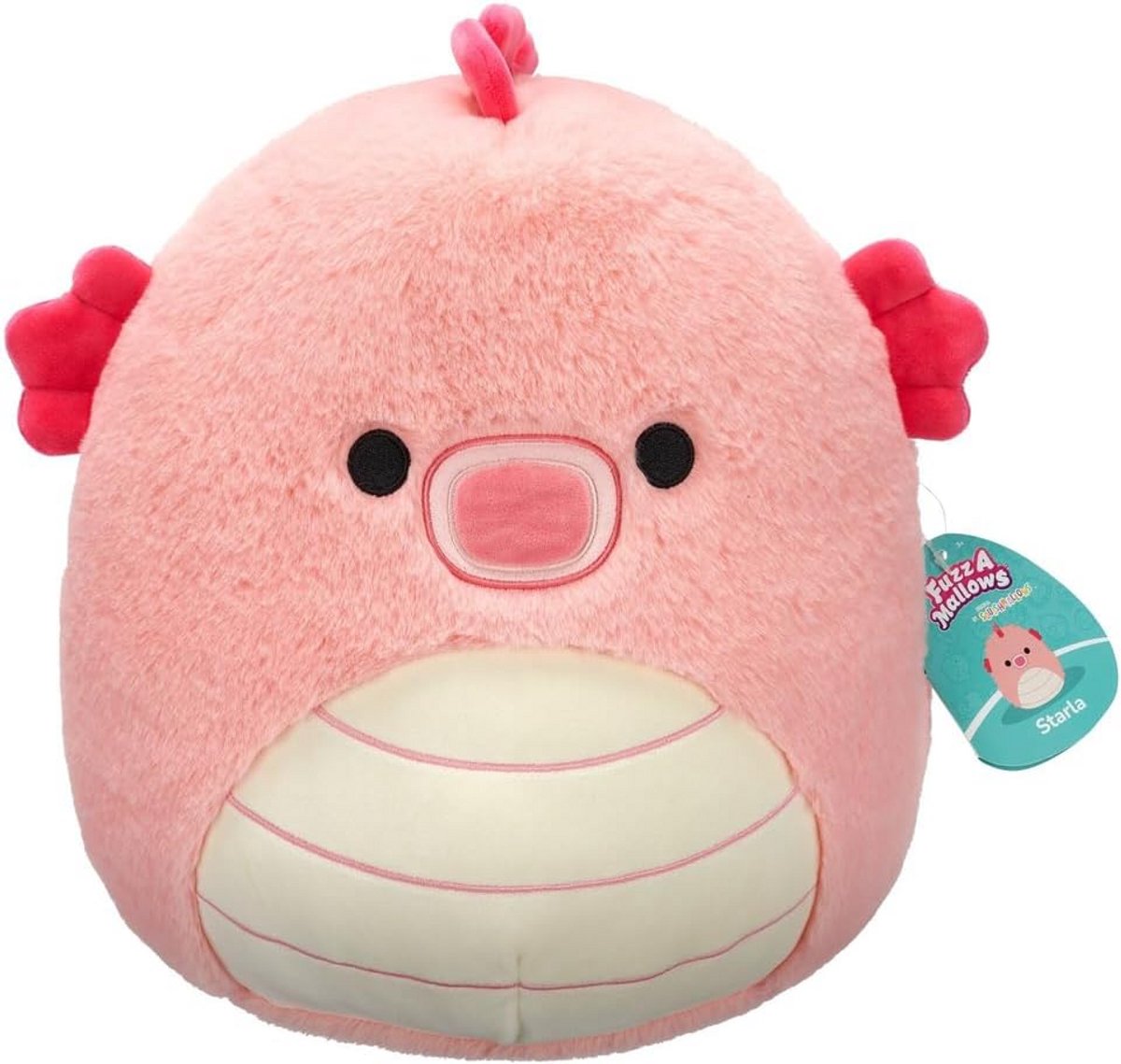 Zachte Pluche Knuffel Zeepaardje Roze 30 cm Exclusief Speelgoed