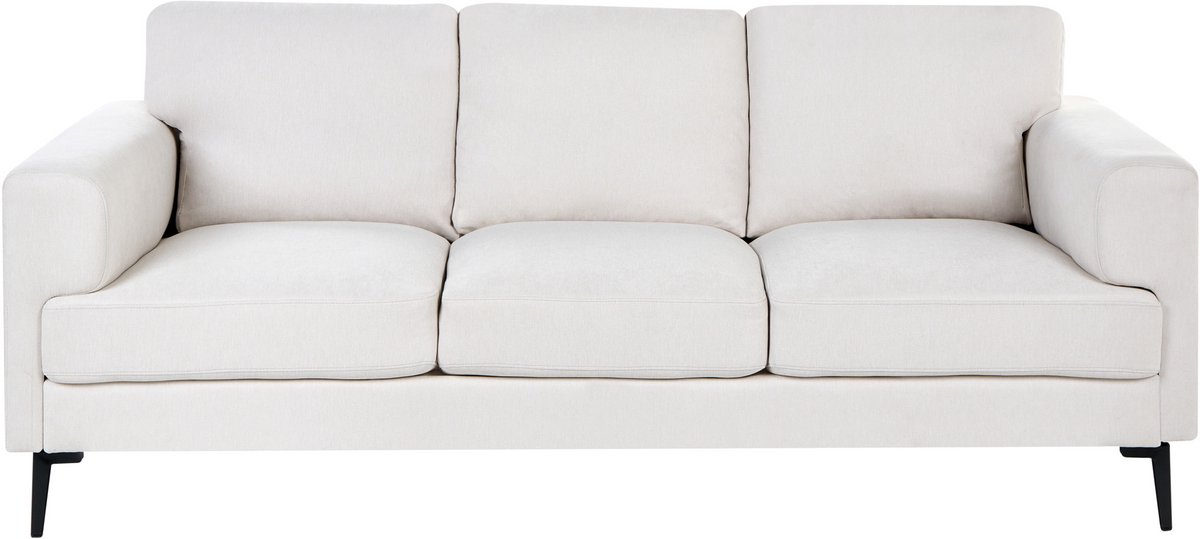 LOUSTO - Driezitsbank - Lichtbeige - Polyester