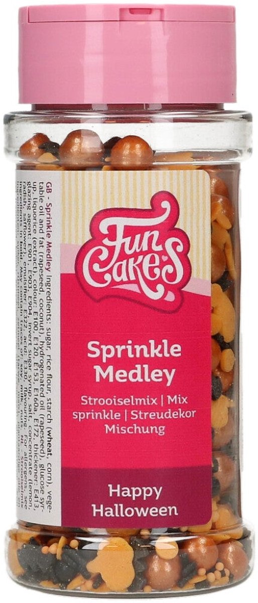 FunCakes Sprinkle Medley - Halloween - 65g - Eetbare Taartdecoratie