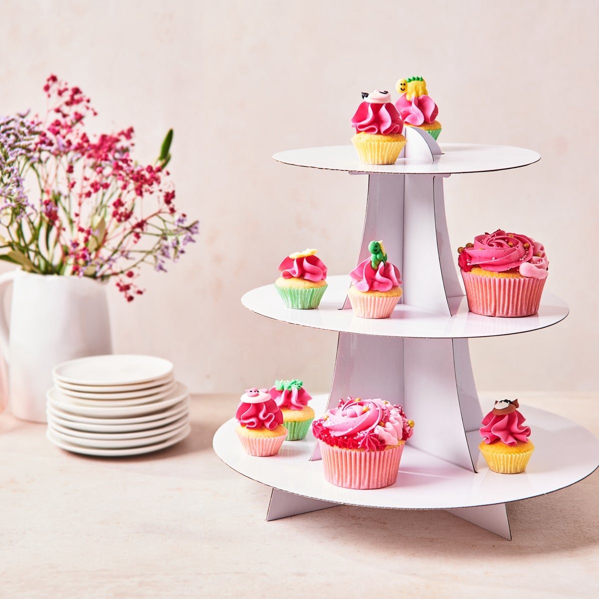 FunCakes Cupcake Display - 3-Laags - Wit