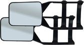 Miroirs de caravane Carpoint pour caravane - Set de 2 - Verre plat - Gauche et droit - Miroir 155 x 105 mm