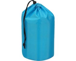 Stuff Sack - 5 x 10 Inch - Waterproof Outdoor Storage Bag - Portable Drawstring Dust Valve Bag - Lightweight Sleeping Bag - Camping Hiking Backpacking - Blauw