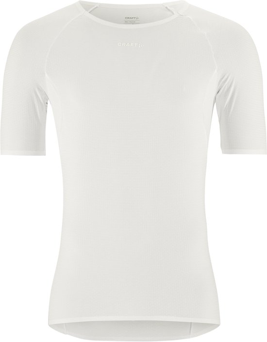 Wit Craft Active Nanoweight heren thermoshirt met korte mouwen en een subtiele honingraatstructuur.