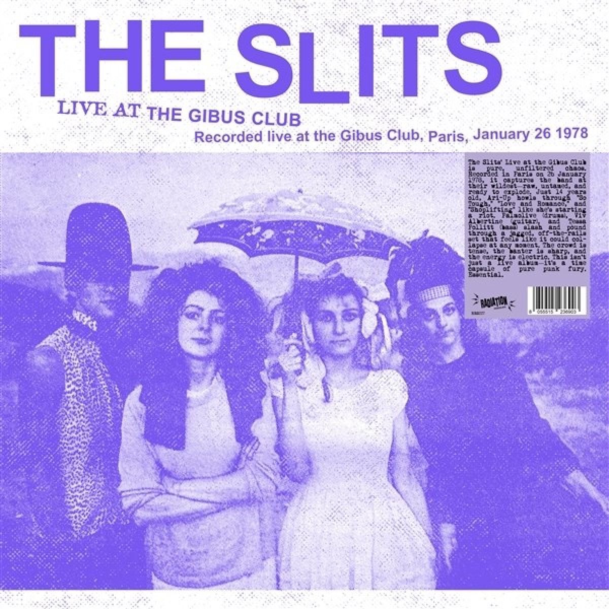 The Slits - Live At The Gibus Club (LP)