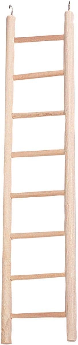 Houten Vogel Speelgoed - Klimtouw Ladder - Burijn Verrijking - Natuurlijk Materiaal - 35 x 7 cm - Natuurlijk