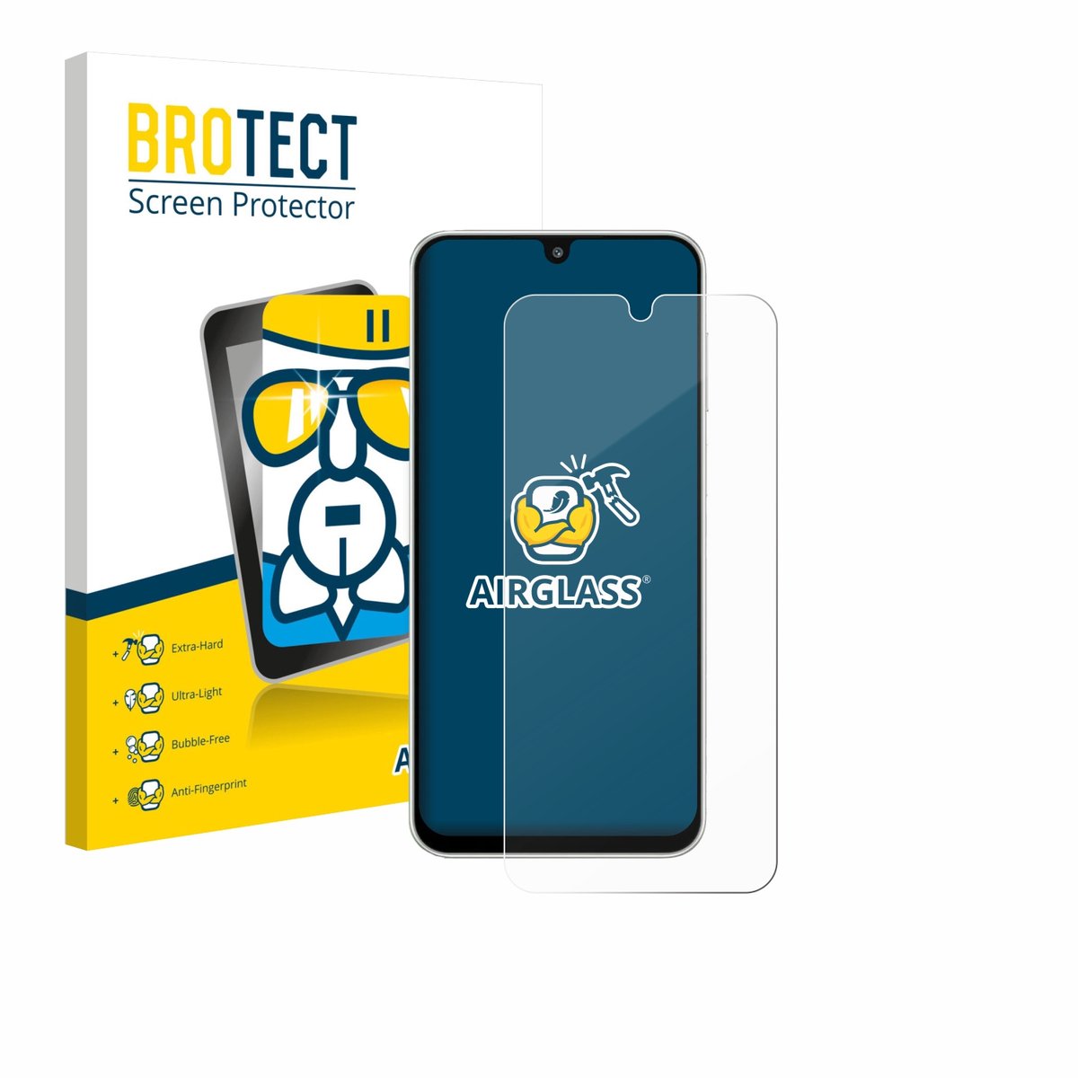 Screenprotector voor Samsung Galaxy M16 Beschermglas transparant