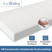 FORTISLINE - Vouwmatras 200 x 70 x 10 cm met hoofdeinde en kussen – logeerbed uitklapbaar voor kinderkamer & camping matras schuim – vouwmatras draagbaar – opvouwbaar matras van corduroy – bruin
