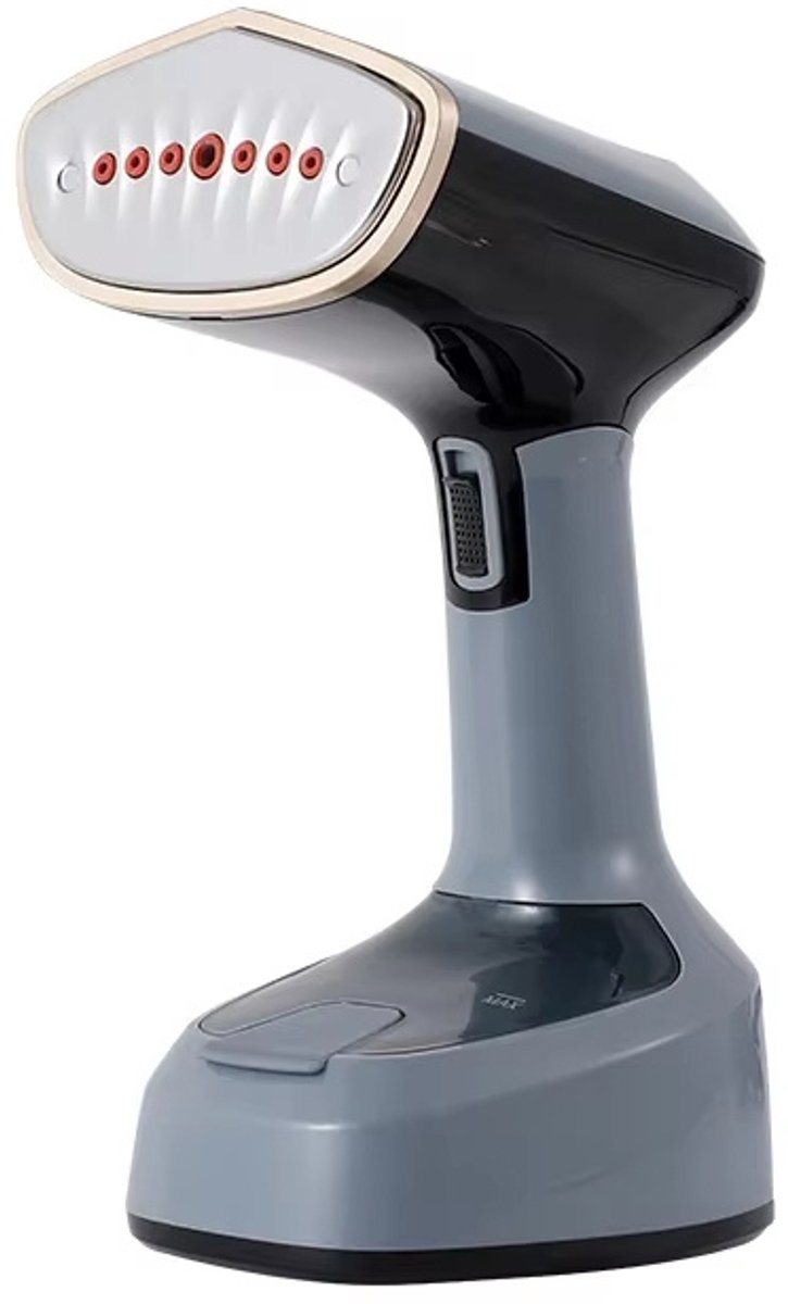 EAFC Kledingstomer Inklapbaar -1500W – Ontkreuker – Handstomer voor Kleding en Meubilair – Stoomapparaat – Incl. opzetborstels - Stoomreiniger - Grijs