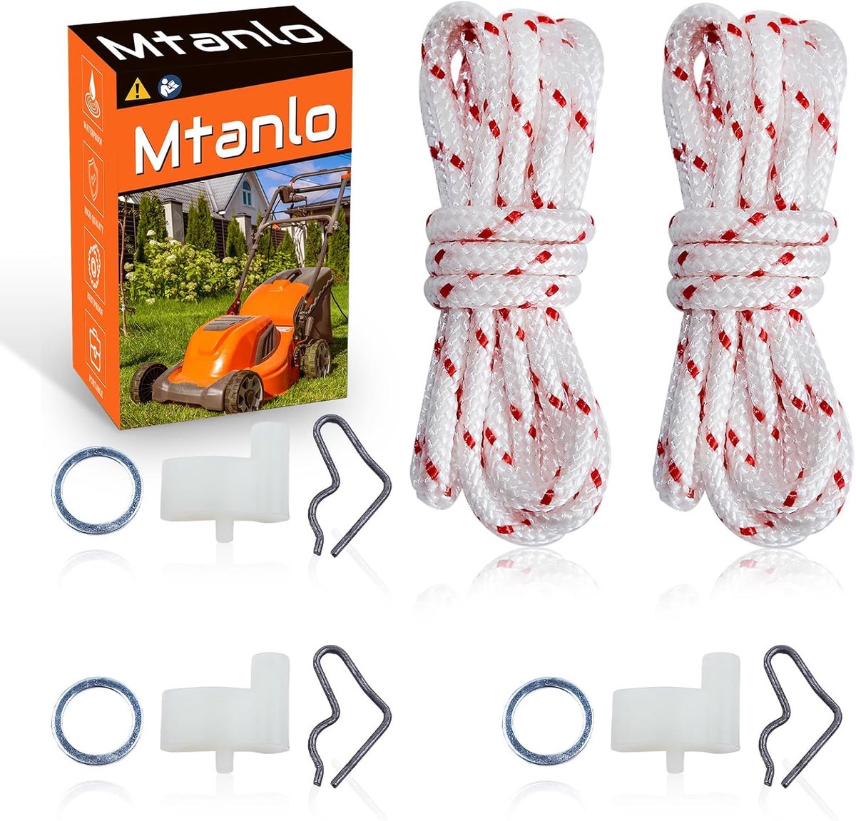 Start Touw - Trekkoord Ratel - Grasmaaier Reparatie - Duurzaam Nylon Materiaal - 3.5mm 100m