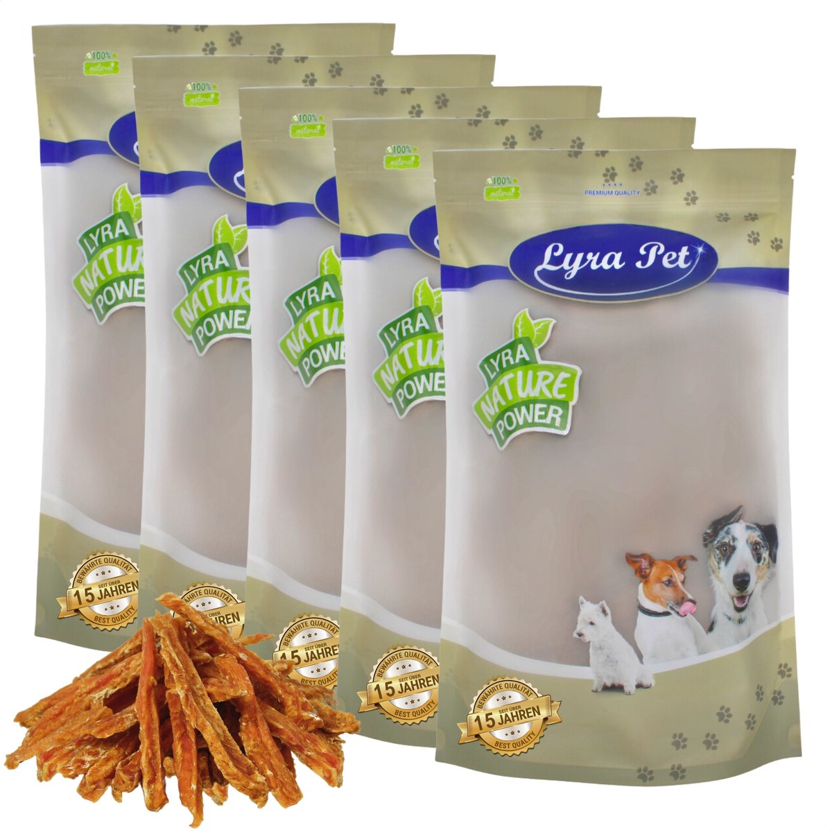 5 kg Lyra Pet® kipfiletreepjes