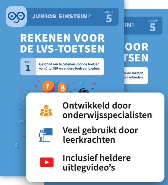 Delen 1 en 2 - Rekenen voor de LVS-toetsen set - Deel 1 en 2 ... - cover