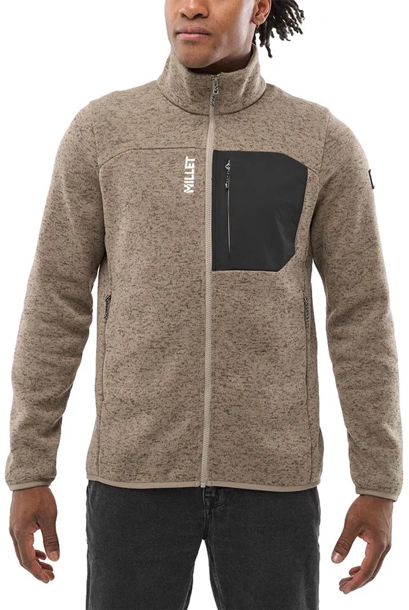Millet Chamonix Fleece Met Volledige Rits Bruin XS Man
