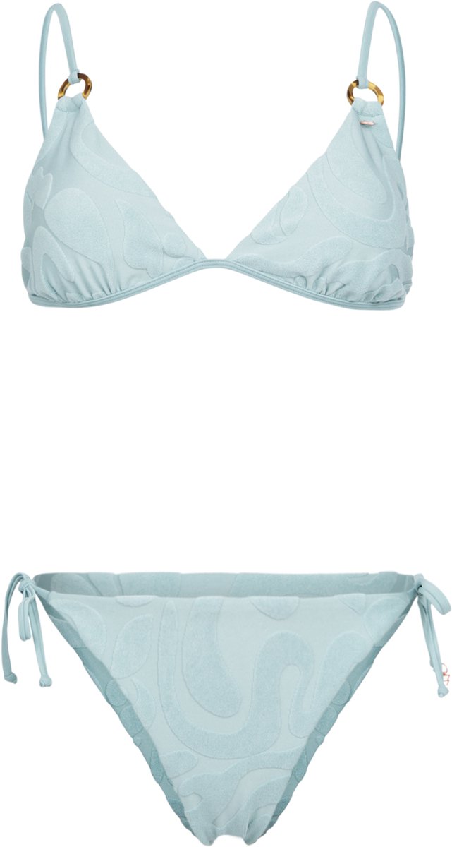 Brunotti Sunanda-Jacquard Bikini Set Aqua Triangel Bikini Set Dames Small Coverage 36 Grijs