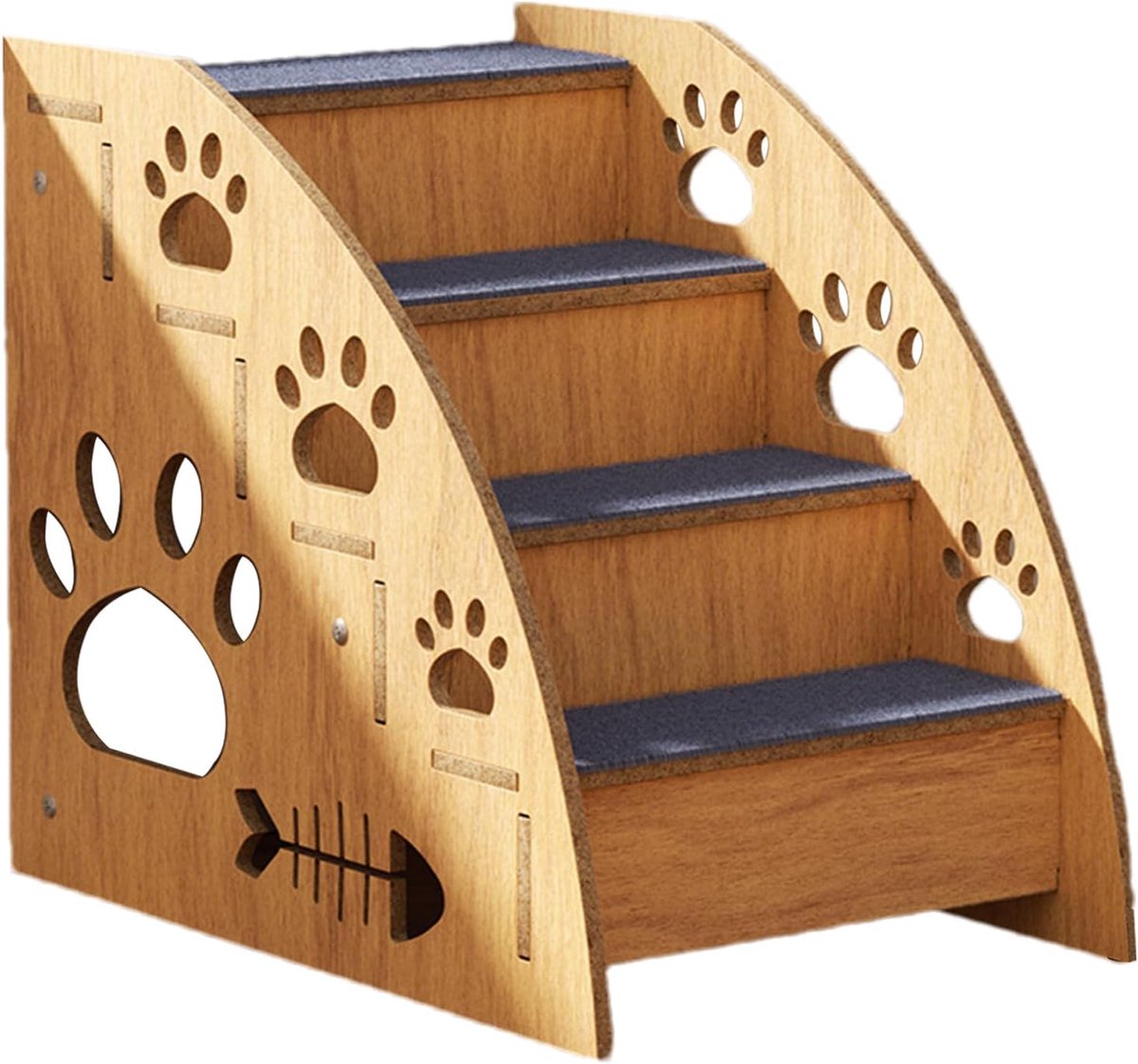 Huisdiertrappen - Katten en honden - Oudere dieren - Antislip oppervlak - 3 Lagen