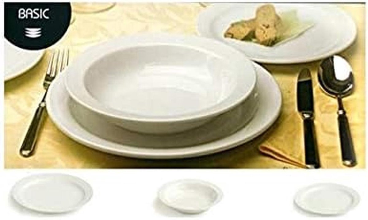 Soepbord Porselein 20 cm Basic Set - Oven en vaatwasserbestendig