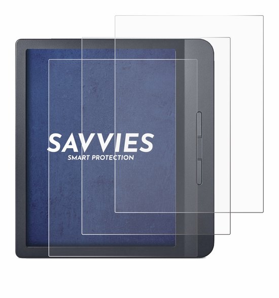 Savvies - Screenprotector voor Kobo Libra H2O / Colour 2024 - Folie Beschermfolie transparant (6 Stuks) van Savvies — afbeelding 4