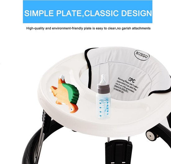Inklapbare Loopstoel voor Baby's met Stille Anti-Kantelfunctie — afbeelding 5