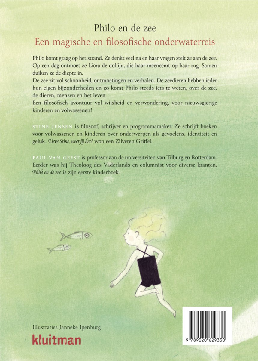 Philo en de zee - back cover