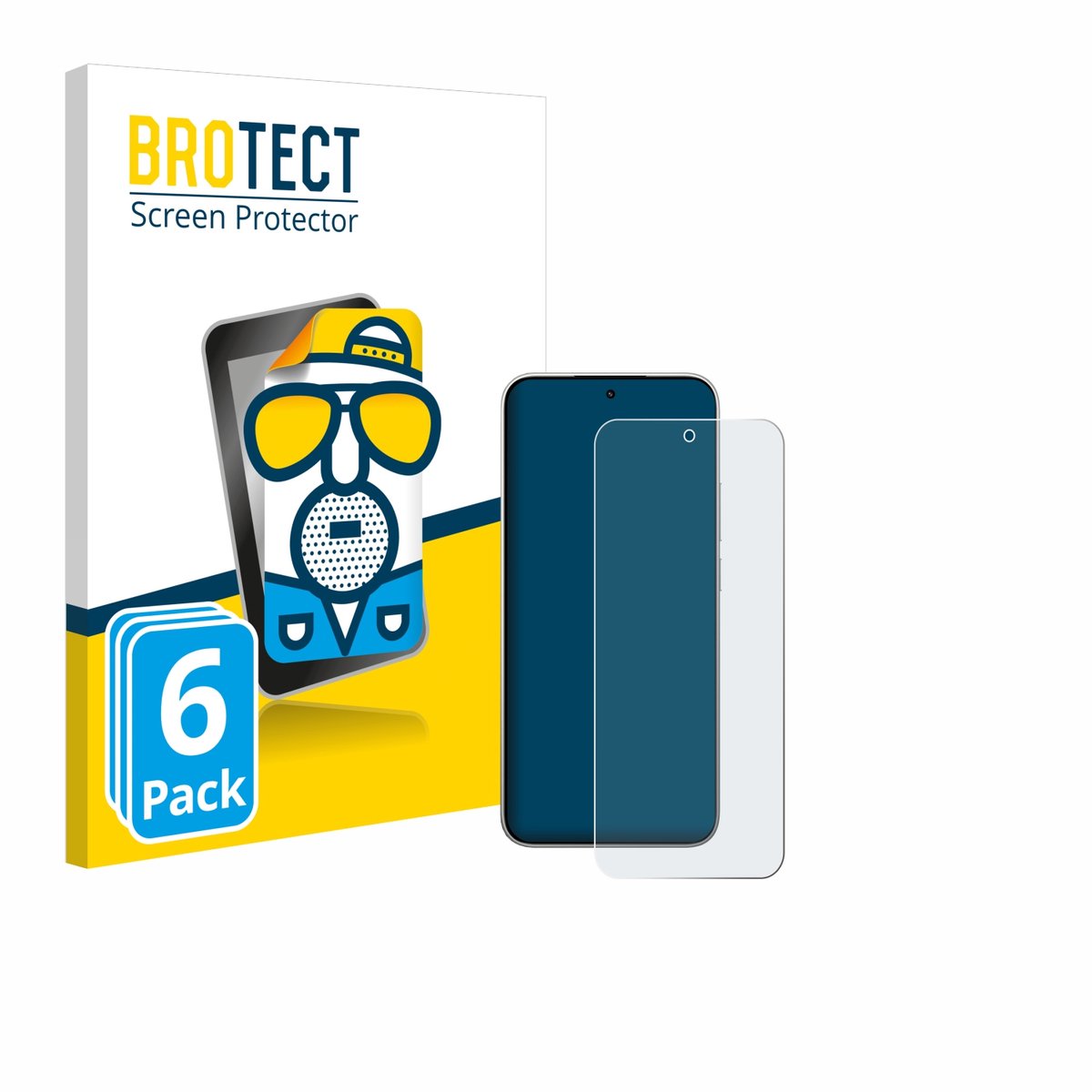 BROTECT - Screenprotector voor Xiaomi 15T - Folie Beschermfolie matte 6 Stuks