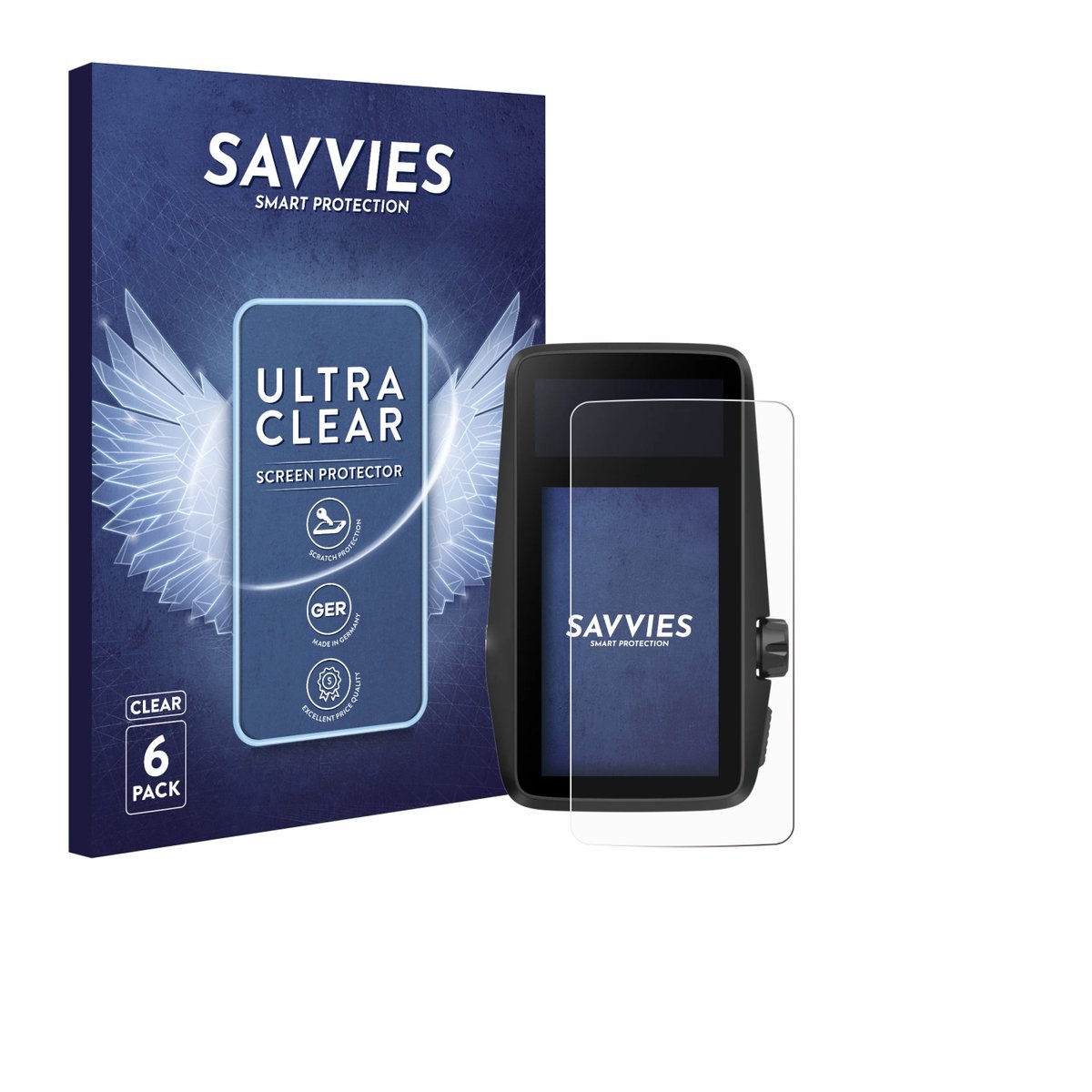 Savvies - Screenprotector voor Coros Dura - Folie Beschermfolie transparant 6 Stuks
