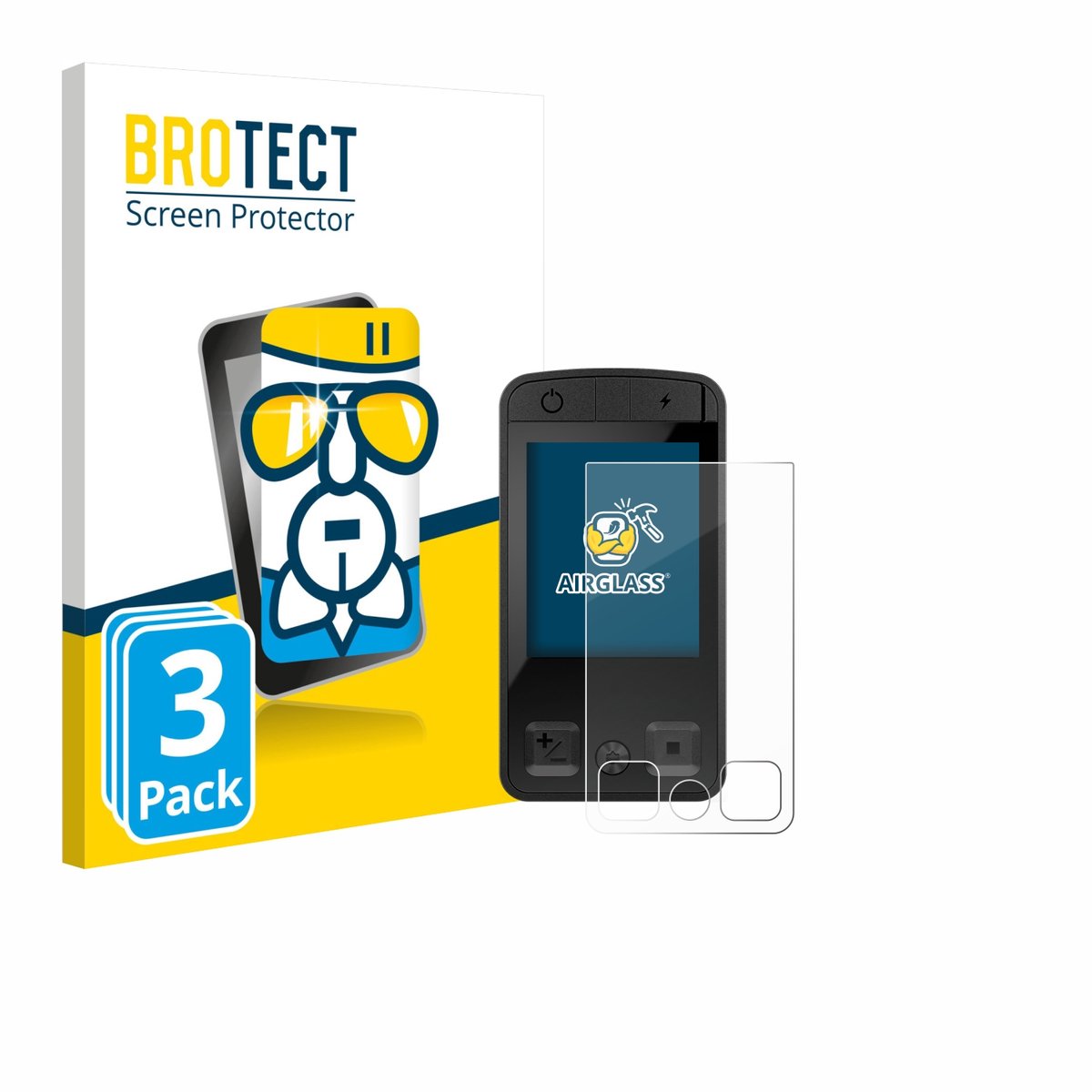 Screenprotector 3 Stuks voor Bosch Kiox 400C Beschermglas transparant