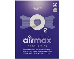 Airmax Nasal strip clear 30 Stuks