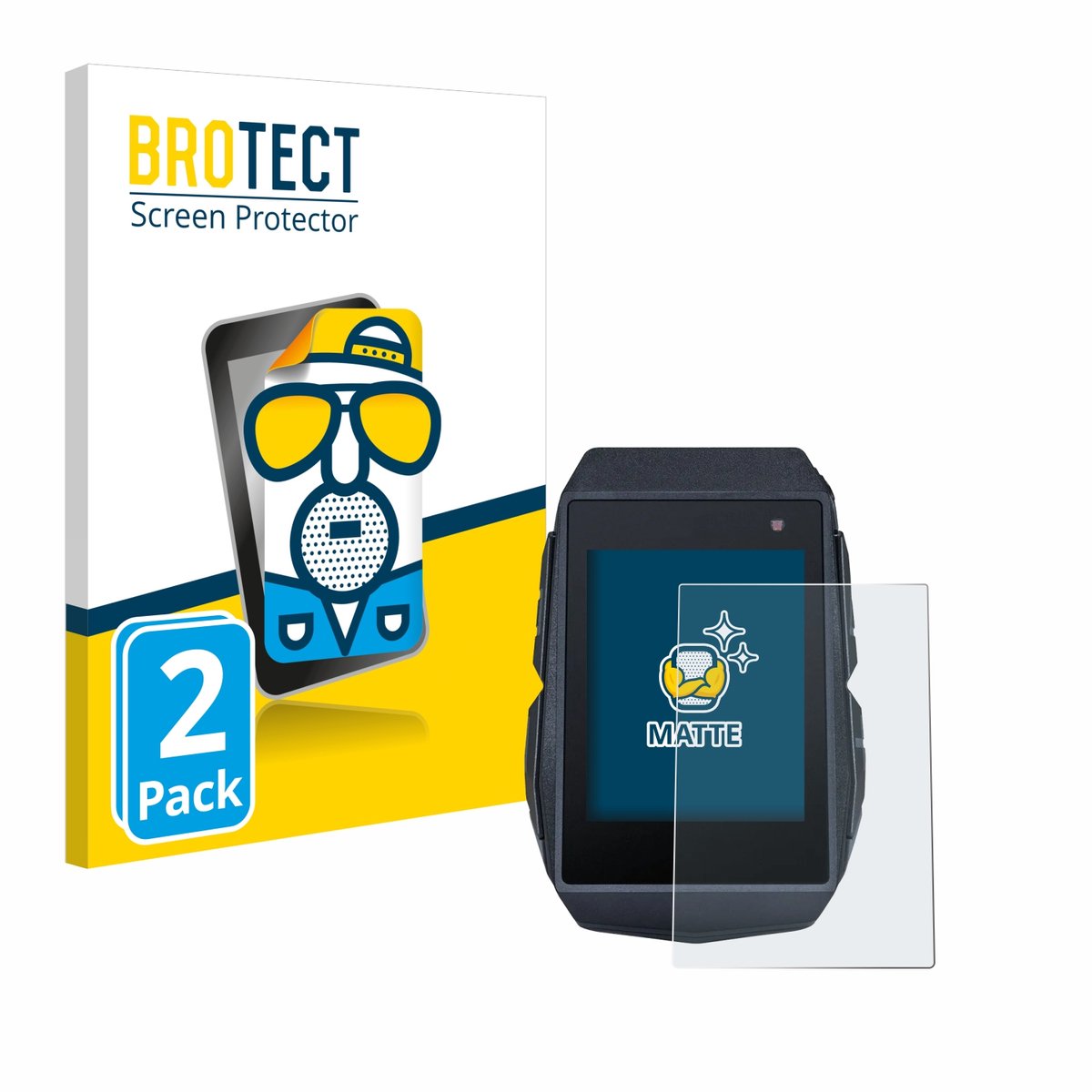 BROTECT - Screenprotector voor Sigma ROX 11.1 Evo - Folie Beschermfolie matte 2 Stuks