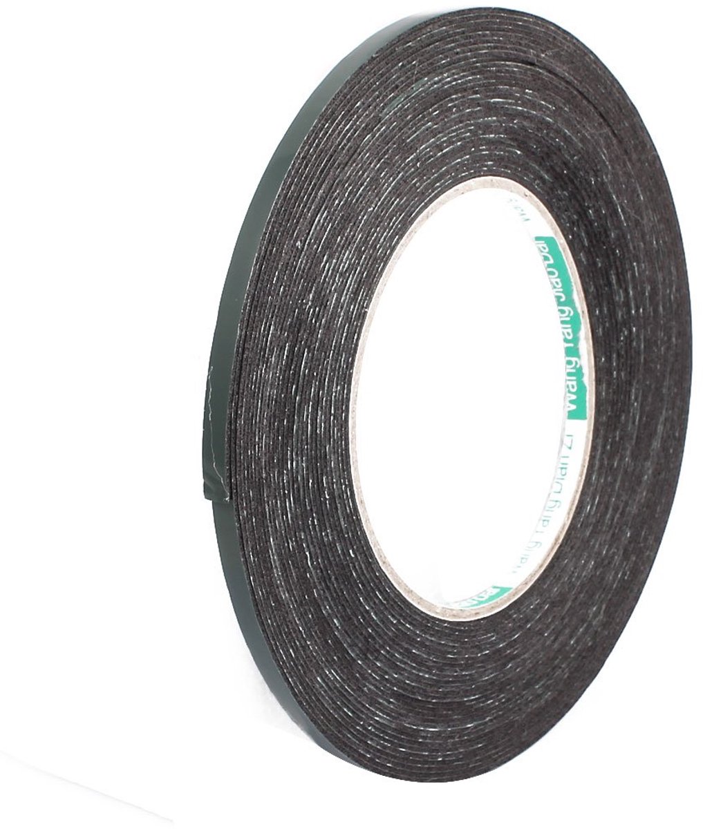 1 stks 5 mm x 1 mm Zelfklevende schokbestendige Anti-noise Foam Tape 10 M lengte Dubbelzijdig