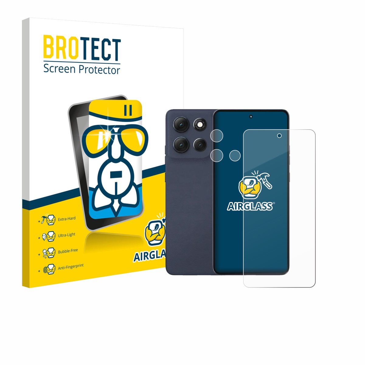 Screenprotector voor Motorola Moto G86 (Voor+Camera) Beschermglas transparant