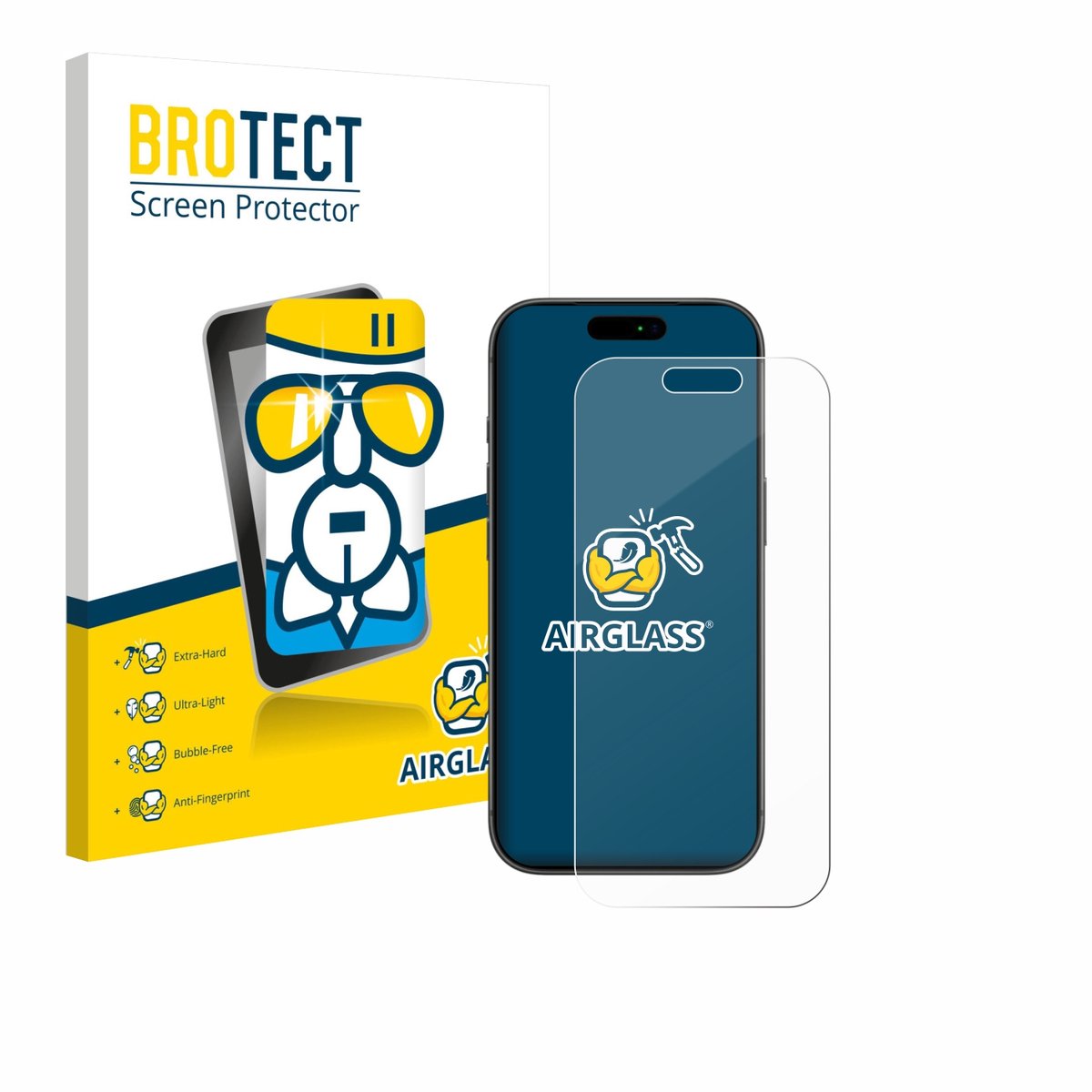 Screenprotector voor Apple iPhone 17 Pro Beschermglas transparant