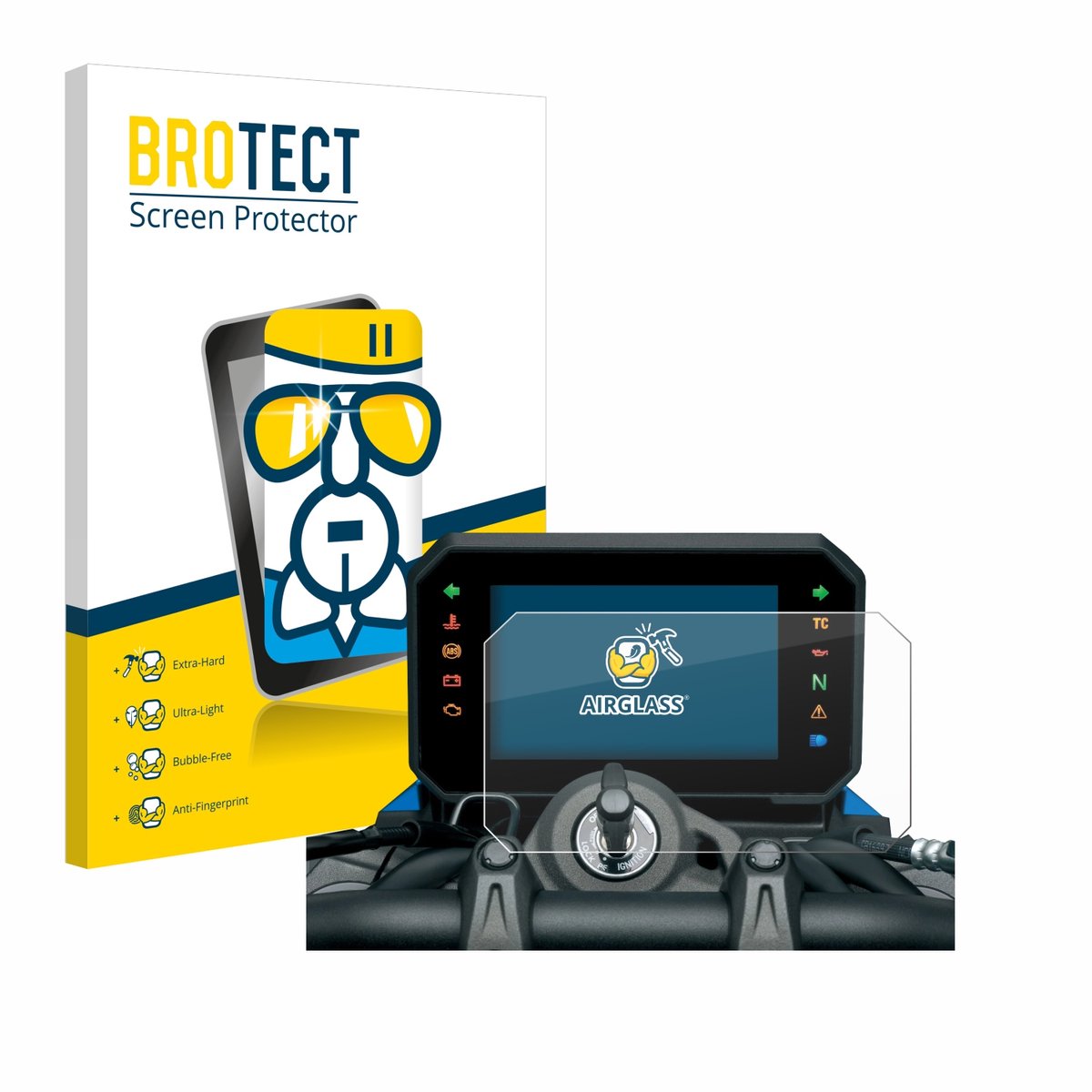 Screenprotector voor Suzuki GSX-8S 2023 Beschermglas transparant