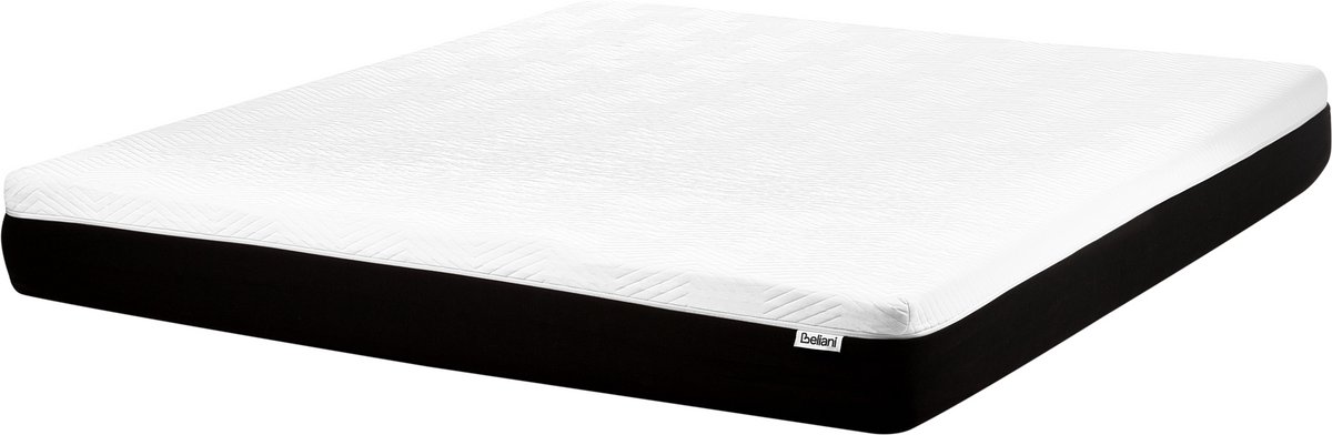 Beliani TREASURE - Schuimmatras - Zwart/Wit - 180 x 200 cm - Latex
